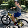 Cubsala 24 in BMX Race Bike Trident Bicycles Beginner - Level to Advanced Riders with 2 Pegs Trick Cycling and Professional Riding, Black