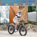 Electric Bike for Adults 26'', 1000W E - Mountain Bike 48V 30/20ah UL2849 Removable Battery, Fat Tire Ebike up to 30MPH Off Road Beach Snow Electric Bicycles Full Suspension & Dual Hydraulic Disc Brakes