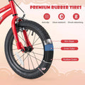 16" Kids Bike for 4-7 Years Old Girls Boys Sport Bicycle with Adjustable Saddle, Training Wheels, Reflectors