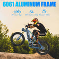 Electric Bike for Adults 26'', 1000W E - Mountain Bike 48V 30/20ah UL2849 Removable Battery, Fat Tire Ebike up to 30MPH Off Road Beach Snow Electric Bicycles Full Suspension & Dual Hydraulic Disc Brakes