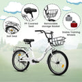 20 in Kids Bike for Boys & Girls Age 5 - 10, Children'S Bicycle with Front Basket & Rear Rack, Commuter Bike for School & Leisure