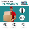 Docred 24" Electric Tricycle for Adults & Seniors, 7 Speed 3 Wheel E - Bike with Large Basket/Low - Step Through Frame, 350W Motor 36V/10.4AH Lithium Bettery, 15.5MPH
