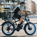(US in Stock) 5000W Peak Dual Motor Electric Bike for Adults, 60V 25AH Removable Battery Ebike, 50MPH AWD 21 - Speed Mountain Snow E - Bike with 26" x 4.0 Fat Tire, Long Range Mountain Off - Road Ebikes
