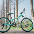 Hiland 24 in Mountain Bike, Front Suspension Fork Bicycles for Adults Multiple Colors
