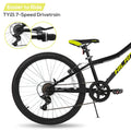 Hiland 24 in Mountain Bike, Front Suspension Fork Bicycles for Adults Multiple Colors
