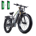 Electric Bike for Adults 26'', 1000W E - Mountain Bike 48V 30/20ah UL2849 Removable Battery, Fat Tire Ebike up to 30MPH Off Road Beach Snow Electric Bicycles Full Suspension & Dual Hydraulic Disc Brakes