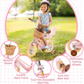 XJD Girls Bike for Toddlers and Kids Ages 2 - 12 Years Old, 12 14 16 in Kids Bike with Training Wheels & Basket, 20 in Girls Bicycle with Handbrake & Kickstand