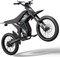 Riding'Times GT73 Electric Dirt Bike for Adults 2400W 48V 37MPH 36.4AH Dual Battery 85 Miles Range 25" Tires UL2849 Full Suspension