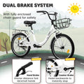 20 in Kids Bike for Boys & Girls Age 5 - 10, Children'S Bicycle with Front Basket & Rear Rack, Commuter Bike for School & Leisure