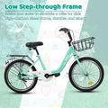 20 in Kids Bike for Boys & Girls Age 5 - 10, Children'S Bicycle with Front Basket & Rear Rack, Commuter Bike for School & Leisure