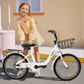 20 in Kids Bike for Boys & Girls Age 5 - 10, Children'S Bicycle with Front Basket & Rear Rack, Commuter Bike for School & Leisure