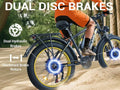 (US in Stock) 5000W Peak Dual Motor Electric Bike for Adults, 60V 25AH Removable Battery Ebike, 50MPH AWD 21 - Speed Mountain Snow E - Bike with 26" x 4.0 Fat Tire, Long Range Mountain Off - Road Ebikes