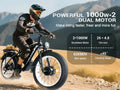 (US in Stock) 5000W Peak Dual Motor Electric Bike for Adults, 60V 25AH Removable Battery Ebike, 50MPH AWD 21 - Speed Mountain Snow E - Bike with 26" x 4.0 Fat Tire, Long Range Mountain Off - Road Ebikes