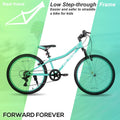 Hiland 24 in Mountain Bike, Front Suspension Fork Bicycles for Adults Multiple Colors