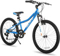 Hiland 24 in Mountain Bike, Front Suspension Fork Bicycles for Adults Multiple Colors