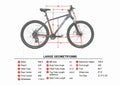 27.5" Ozark Trail M.2 Ridge Mountain Bike, Medium Frame, Fits Riders 5'3" - 5'8", Blue, Adult, Unisex