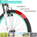 Hiland 24 in Mountain Bike, Front Suspension Fork Bicycles for Adults Multiple Colors