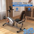 Yosuda Recumbent Exercise Bike for Senior for Home with 350 lb Capacity