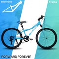 Hiland 24 in Mountain Bike, Front Suspension Fork Bicycles for Adults Multiple Colors