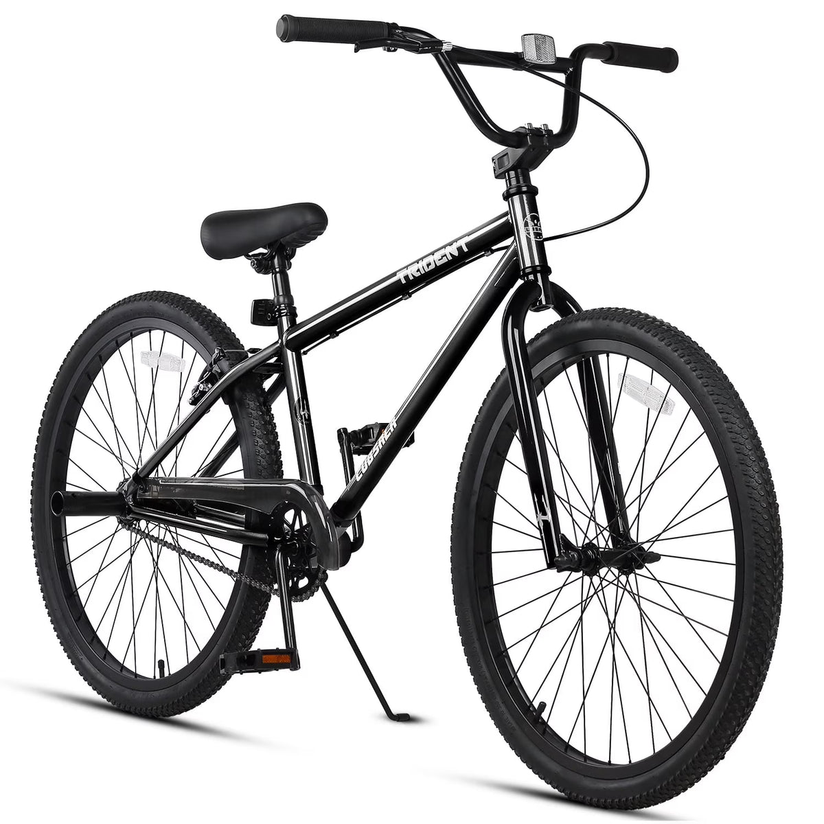 Cubsala 24 in BMX Race Bike Trident Bicycles Beginner - Level to Advanced Riders with 2 Pegs Trick Cycling and Professional Riding, Black