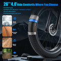 Electric Bike for Adults 26'', 1000W E - Mountain Bike 48V 30/20ah UL2849 Removable Battery, Fat Tire Ebike up to 30MPH Off Road Beach Snow Electric Bicycles Full Suspension & Dual Hydraulic Disc Brakes